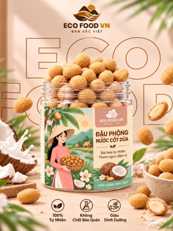 Đậu phộng nước cốt dừa