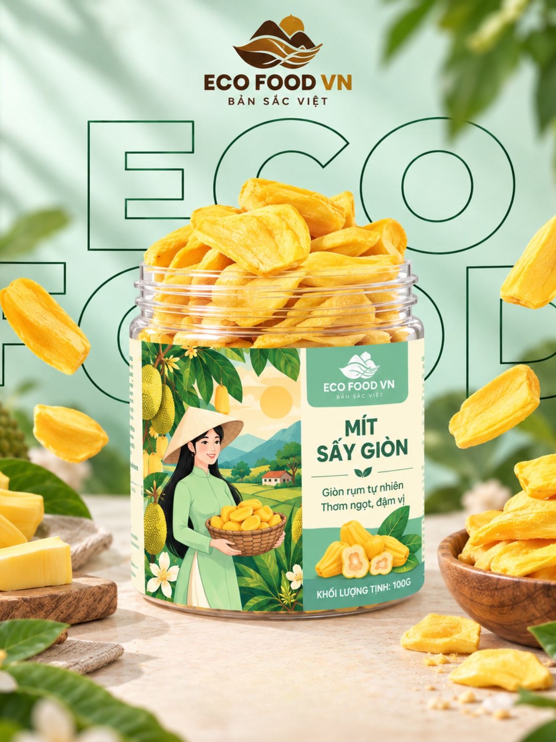 Mít sấy giòn, ECO FOOD VN
