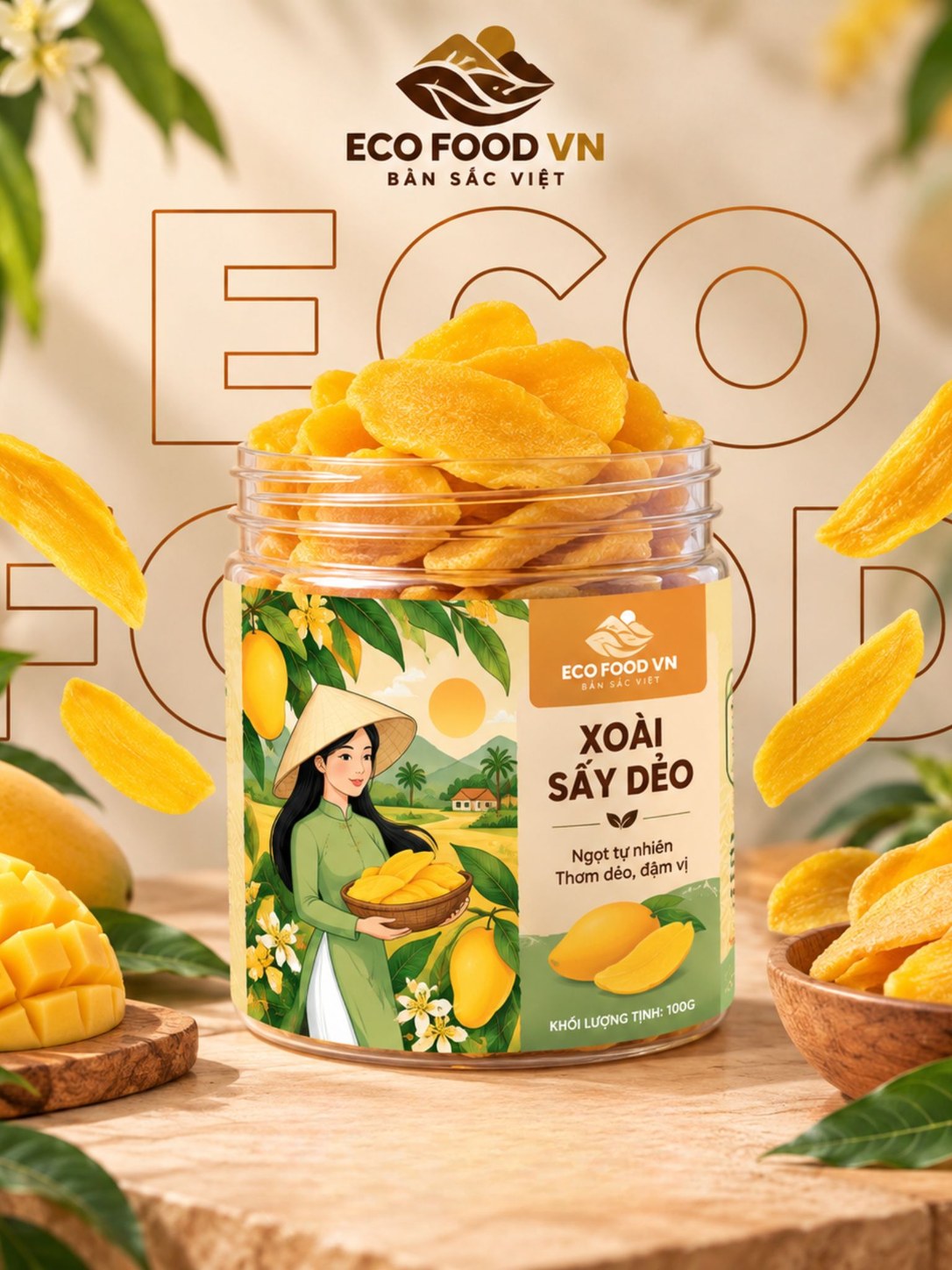 Xoài sấy dẻo, ECO FOOD VN